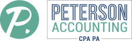 logo for Peterson Accounting CPA PA