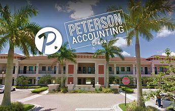 front view of Peterson Accounting CPA building