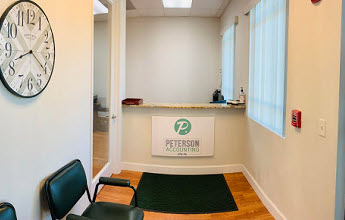 main lobby of Peterson Accounting CPA
